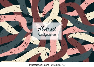 Creative minimalist hand painted. abstract art background. grunge sporty brush stroke pattern style.