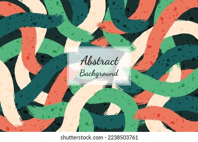 Creative minimalist hand painted. abstract art background. grunge sporty brush stroke pattern style.