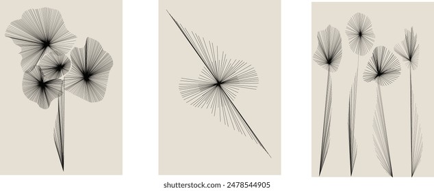 Diseño para decoración de paredes, postales, póster o folleto, decoración del hogar, decoración de la pared, diseño para la decoración de la pared, decoración de la pared, decoración de la casa, decoración de la pared, arte Abstractas grunge, arte abstracto de la línea negra	