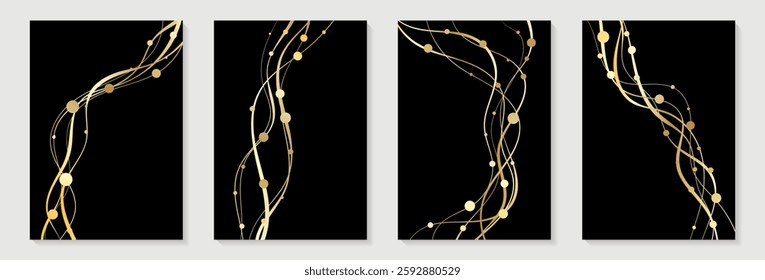Creative minimalist hand painted Abstract art grunge background with black line abstract art. Design for wall decoration, postcard, poster or brochure, home decoration