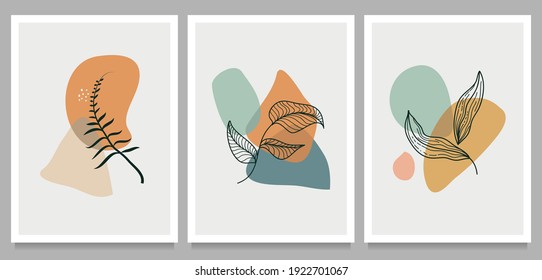 Vector Set Design Templates Illustrations Minimal Stock Vector (Royalty ...