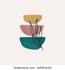 creative minimalist hand painted illustrations for wall decoration