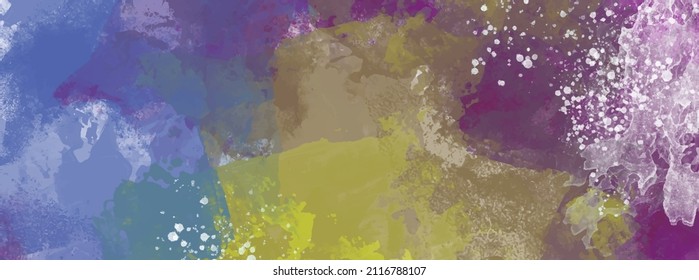 Creative minimalist hand painted illustrations for wall decoration, postcard or brochure cover design. Abstract vector illustration.