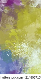 Creative minimalist hand painted illustrations for wall decoration, postcard or brochure cover design. Abstract vector illustration.