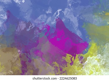 Creative minimalist hand painted illustrations for wall decoration, postcard or brochure cover design. Abstract vector illustration.