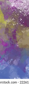 Creative minimalist hand painted illustrations for wall decoration, postcard or brochure cover design. Abstract vector illustration.