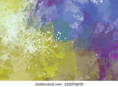 Creative minimalist hand painted illustrations for wall decoration, postcard or brochure cover design. Abstract vector illustration.