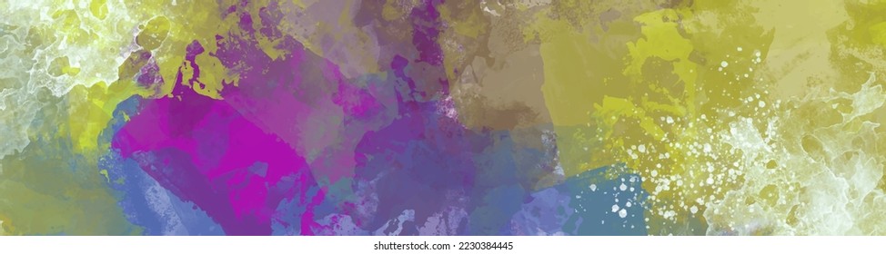 Creative minimalist hand painted illustrations for wall decoration, postcard or brochure cover design. Abstract vector illustration.