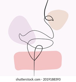 Kreative minimalistische Illustrationen für Wanddekoration, Postkarten- oder Broschürenbeschriftung. Vogelvektorgrafik EPS10.