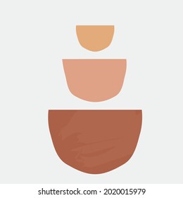 Creative minimalist illustrations for wall decoration, postcard or brochure cover design. Vector Illustration EPS10.