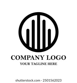 Diseño de logotipo aislado minimalista creativo para la empresa
