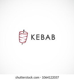 Creative minimalist kebab logo designs
