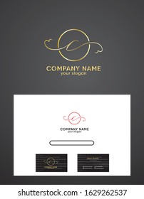 Creative and Minimalist Letter C Logo Design Icon, Editable in Vector Format in Black and White Color