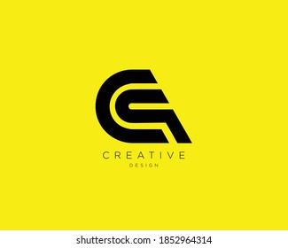 Creative and Minimalist Letter CQ Logo Design Using letters C and Q , CQ Monogram