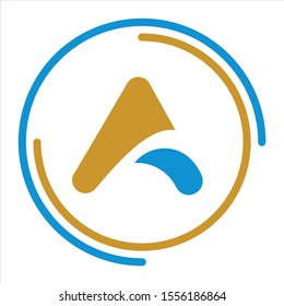Creative and Minimalist Letter A Logo Design Icon