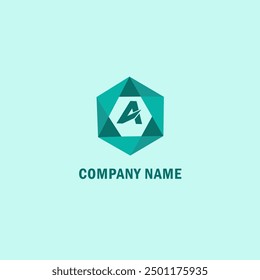 Logotipo minimalista creativo de la letra. Un diseño único del logotipo de la letra del alfabeto de las iniciales del Vector
