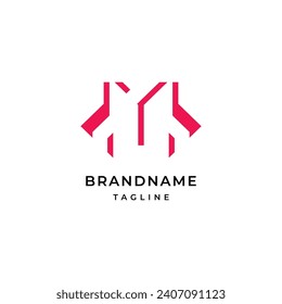 Creative and Minimalist Letter M Logo Design Template