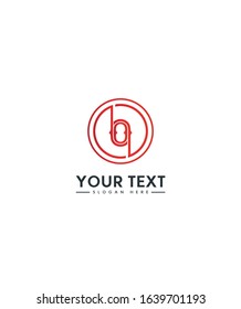 Creative and Minimalist Letter O  Logo Design Icon, Editable in Vector Format in Black and White Color