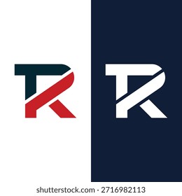 Kreative und minimalistische Letter R Logo Icon Design Template Stock Vektor.