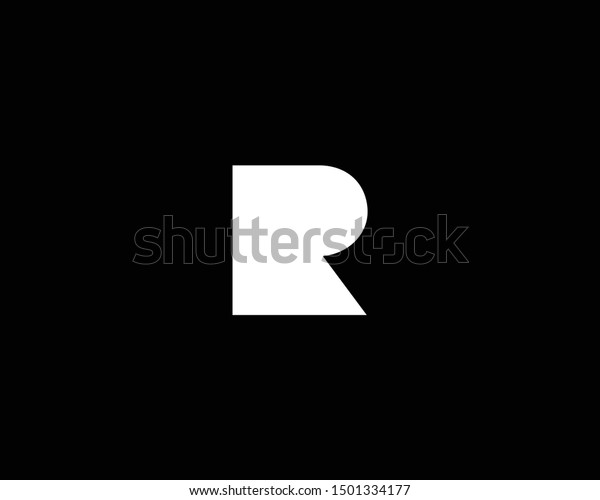 Creative Minimalist Letter R Rr Logo Stock Vector Royalty Free