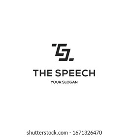 Creative and Minimalist Letter TS Logo Design Icon