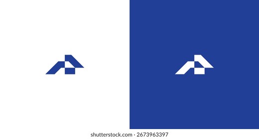 Criativo e minimalista Logotipo abstrato casa minimalista