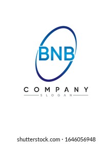 Creative and Minimalist Logo Letter Combinations B, N and B. 3 Letter Combinations
