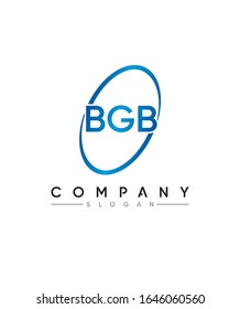 Creative and Minimalist Logo Letter Combinations B, G and B. 3 Letter Combinations
