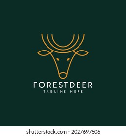 Eine kreative minimalistische Logo-Vektorvorlage.
