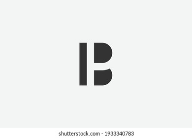 Diseño de logotipo de letras P creativas y minimalistas