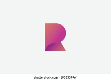 Creative and Minimalist R Letter Logo Design