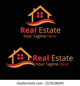 Creative Minimalist Real Estate Vector Logo design