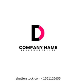 Logo Design Business Company Colorful Letter Stock Vector (Royalty Free ...