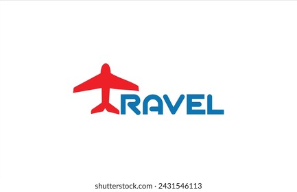 Creative  Minimalist Travel Wordmark Typography Logo Design Vector