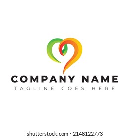 Creative minimalist unique and branded logo design for Business free vector file