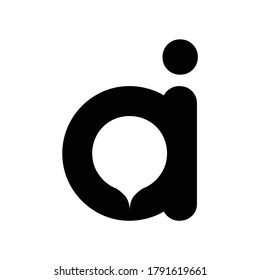 creative minimalist vector AI initials logo