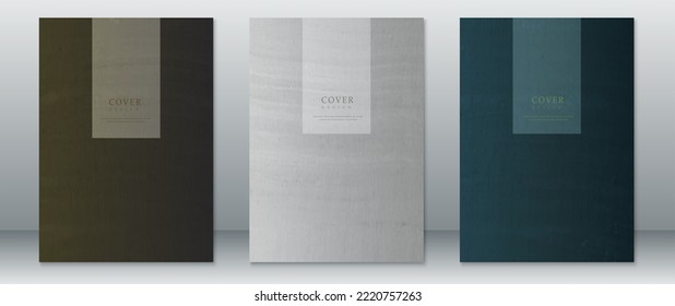 Creative minimalistic cover page design with watercolor modern style for business card, banner, template, book cover  