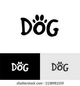 Creative Minimalistist Dog Logo Design