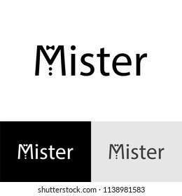 Creative Minimalistist Mister Logo Design