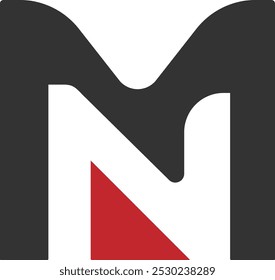 Creative MN logo design. Modern MN logo template. Simple NM logo vectors royalty free download. Letters NM logo vectors. MN icon design. NM monogram icon royalty