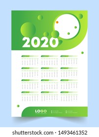 Creative and Modern 2020 Calendar Design for all Type Company