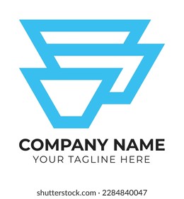 Plantilla de diseño de logotipo de negocios abstracto creativo
