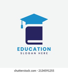Creative modern abstract educational book logo design, colorful gradient book logo design template