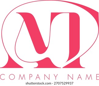 Diseño de Vector de logotipo de letra abstracta moderna creativa AT. Utilizable para su empresa o negocio e identidad de marca.