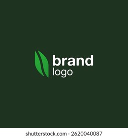 Creative modern abstract nature leaf sign logo design. icon. vector image
