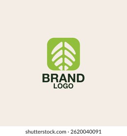Criativo moderno abstrato natureza folha sinal logotipo design. ícone. imagem vetorial