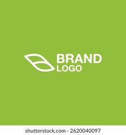 Creative modern abstract nature leaf sign logo design. icon. vector image