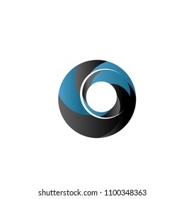creative modern abstract O letter icon logotype sign symbol illustration.isolated background