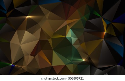 Creative modern abstract Polygon background 