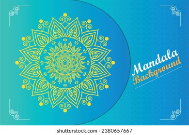 Creative, Modern, Abstract and Professional Coloring Luxury Ornamental Mandala Background Design or Pattern Design Vector